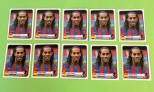 LOT OF (10) Ronaldinho #73 Brazil Barcelona Panini Champions of Europe 1955-2005