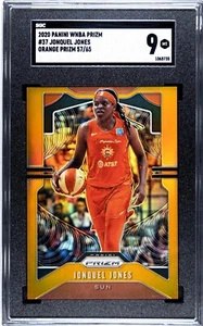 2020 Panini Prizm WNBA #37 Jonquel Jones Orange Prizm /65 SGC 9 - Picture 1 of 2