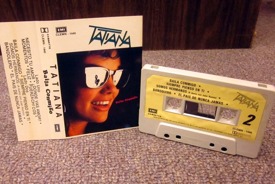 TATIANA CHAPA cassette tape 1986 pop Baila Conmigo singer Mexico - Image 1 of 1