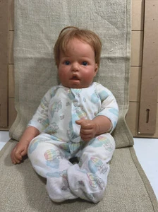 Lee Middleton Reva Schick Baby Doll 1997 #060197 Blue Eyes Ginger Hair - Picture 1 of 3