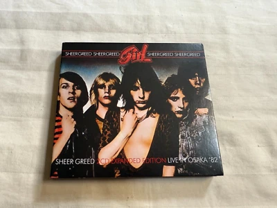 Girl - Sheer Greed/Live in Osaka 82 2CD 2019 HNE Import LA Guns Leppard OOP RARE Foto 1 de 4