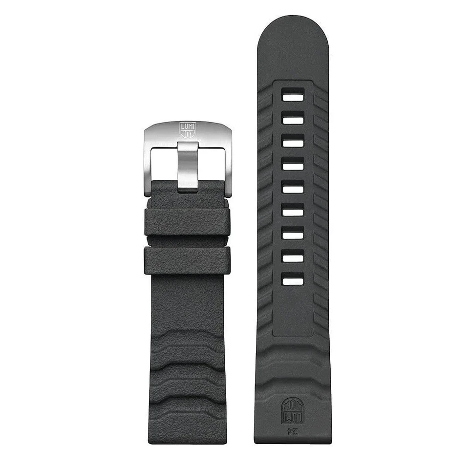 Replacement Band Luminox 24mm Black Rubber Watch Strap - Image 1 of 1