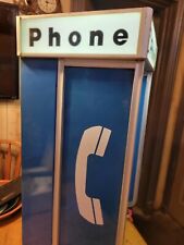 Benner-Nawman Vintage 60s? Telephone Pay Phone Booth W/ Light Stunning Example 