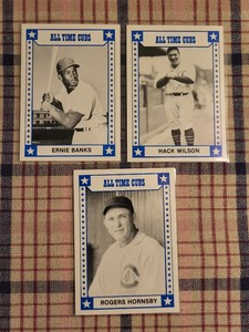 1980 TCMA Baseball Chicago Cubs Lot * Ernie Banks Hornsby Hack Wilson