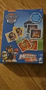 BNIB Nickelodeon Paw Patrol Memory Match Game 2015 shrink wrapped! - Picture 1 of 3