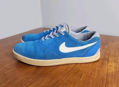 Nike SB Eric Koston 2 Lunarlon Men's Size 10.5 Suede Blue Skate Shoes 580418-400 - Image 1 of 4