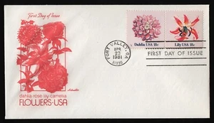 #1878-1879 18c Flowers, Artmaster-Add FDC **ANY 5=FREE SHIPPING** - Picture 1 of 1