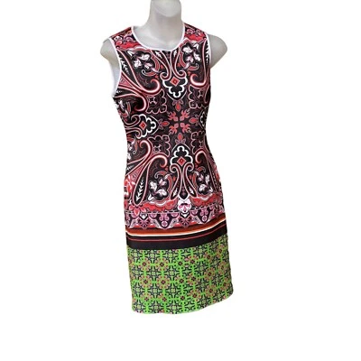 Clover Canyon  Native Paisley Scuba Sleeveless Dress Women's Size Small - Image 1 of 4