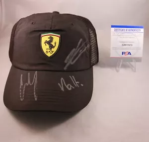 2022 Charles LeClerc, Carlos Sainz Jr. and Mattia Binotto Signed Ferrari Hat - Picture 1 of 1
