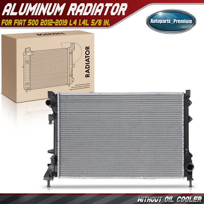 Radiador para Fiat 500 2012 2013 2014 2015 2016 2017 2018 2019 L4 1.4L 5/8 polegadas. - Imagem 1 de 4