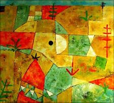 Quality Hand Painted Oil Painting Repro Paul Klee Southern Gardens 36x40in