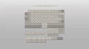 Lily58 Pro Choc Low Profile Split Ergo Keyboard Kit - Picture 1 of 10