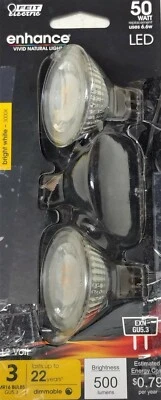 Feit Eléctrico 50 vatios MR16 GU5.3 blanco brillante 3000K regulable Foto 1 de 3