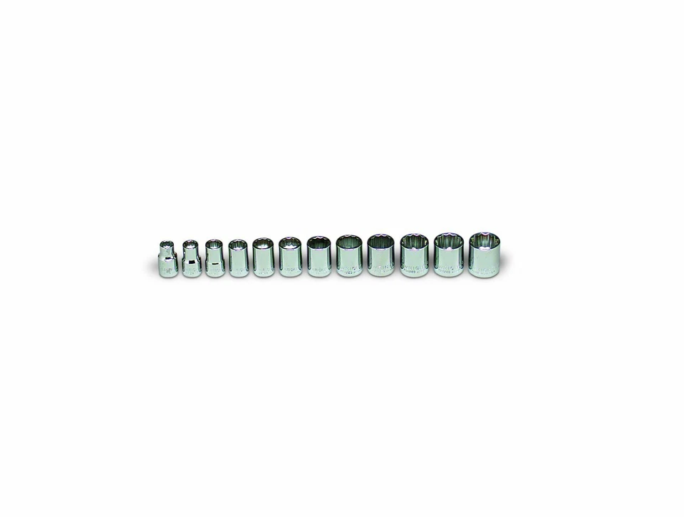Wright Tool 12 Point Socket Set 12 Piece 3/8" Drive Metric 349 - Image 1 of 2