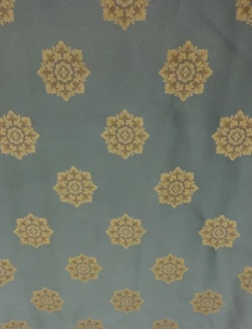 1 1/3 YARDS BEAUTIFUL FLORAL UPHOLSTERY FABRIC EMBROIDERED 56" W 7" REPEAT - Picture 1 of 1