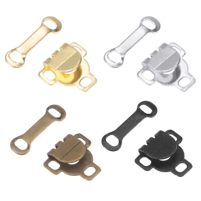 80 Set Nähen Haken und Ösen Verschluss Set 4Farben(Golden,Silber,Bronze,Schwarz) - Bild 1 von 4