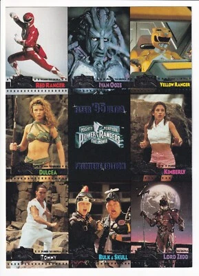 Mighty Morphin Power Rangers Movie Premiere Edition Promo Uncut 1995 Fleer Ultra - Image 1 of 2