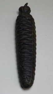 VTG PINE CONE CUCKOO CLOCK WEIGHT 1 LB 11.2 Ounce 6 1/2” LONG CLOCKMAKER PART #4 - Picture 1 of 6