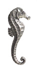 Seahorse Pin Badge in Polished English Pewter - LAST FEW