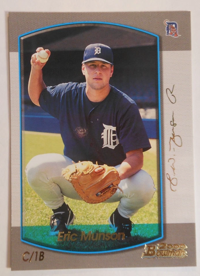 Bowman Gold #333 Eric Munson Detroit Tigers SP 69/99 2000 Foto 1 de 4