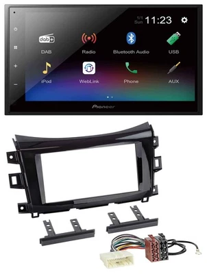 Pioneer USB Bluetooth DAB 2DIN MP3 Autoradio für Nissan Navara (ab 16) - Bild 1 von 4