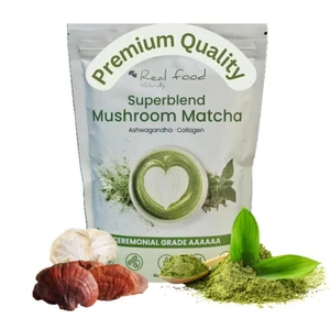 Fungo Matcha - Ashwagandha Collagene in Polvere Matcha Cerimoniale Grado 6A Orga... - Foto 1 di 6