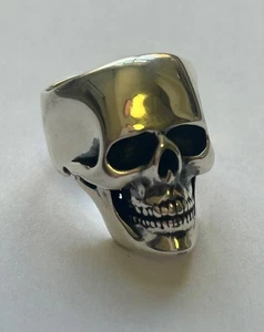 The Great Frog Anatomical Skull Ring Sterling Silver 925 - Picture 1 of 12