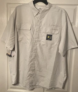 Realtree Fishing Men's Small Short Sleeve Guide Shirt Nimbus Cloud NWT - Picture 1 of 6