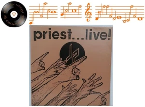 Judas Priest Live! Vinyl LP + Inner Sleeves A1U B1U C1U D1U Pressing - EX - Picture 1 of 6