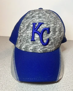 NEW KC Royals New Era 39Thirty Official MLB Blue/Gray/Camo Ball Cap Hat-M-L(E-8) - Picture 1 of 10