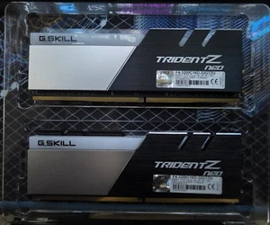 G.SKILL TridentZ Neo 32GB DDR4 RAM (2 x 16GB) F4-3200C16D-32GTZN - Picture 1 of 2