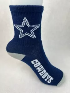 Dallas Cowboys Quarter Socks Youth Blue - Picture 1 of 1