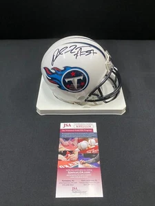 RASHAAN EVANS TENNESSEE TITANS SIGNED MINI HELMET WITNESS JSA COA WPP252159 - Picture 1 of 4