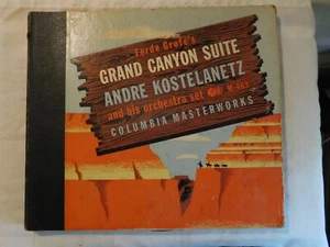 FERDE ROFE, ANDRE KOSTELANETZ. GRAND CANYON SUITE, 78RPM, 4X12 1". EX - Picture 1 of 10