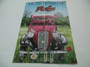 Póster Coche Clásico Años 80 Rubí Julia Macrae Libro Promoción De Colección Original - Imagen 1 de 6
