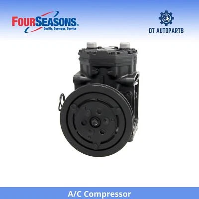 Compresor de aire acondicionado para Ford F-150 1975-1981 4 estaciones 1976 1977 1978 1979 1980 Foto 1 de 4