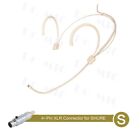High Quality Microphone Headset Mic Practical To Use 35Mmxlr Beige Cardioid