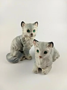 Vintage Victoria Ceramics Made In Japan Persian Cat Salt And Pepper Shakers - Picture 1 of 12
