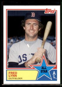 2013 Topps Archives 1983 All-Stars Fred Lynn  #83-FL Boston Red Sox