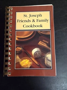 St. Joseph Friends & Family Cookbook Vintage Spiral Bound 1996 - Imagen 1 de 6