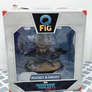 Q Fig Rocket and Groot Marvel Guardians of The Galaxy Vol. 2 Damaged Box - Picture 1 of 8