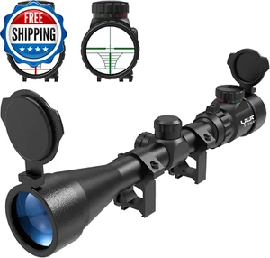 3-9×40 Rifle Scope with Red/Green Illumination and Rangefinder Reticle-Fits 20Mm - Picture 1 of 13