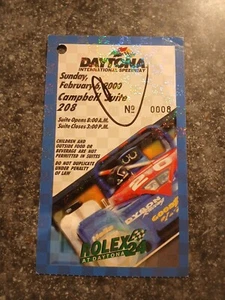 Daytona International  Sunday 6 2000 Campbell Suite Pass No 0008 Rolex 24 - Picture 1 of 2