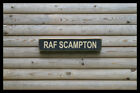 RAF Scampton vintage style military signs war ww2 army old antique