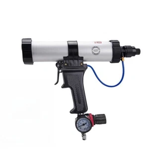 310ML Adjustable Hard Glue Air Rubber Glue Gun Pneumatic Caulk Gun Seam Sealer - Picture 1 of 10