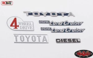 TOY Cruiser Body Emblem Set for Gelande II G2 Stainless RC4WD Z-S1714 RC - Picture 1 of 8