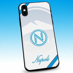 Cover per cellulare, Custodia telefono tifosi Napoli, partenopei pfour bianca