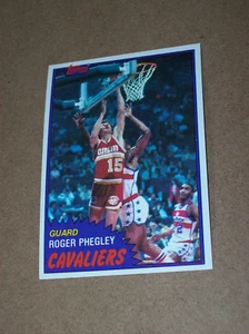 Tarjeta de Roger Phegley 1981 Topps Basketball Mid West #75 casi nueva centrada - Imagen 1 de 2