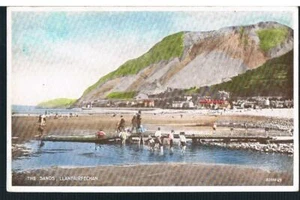 POSTAL VALENTINES CARBO COLOR THE SANDS LLANFAIRFECHAN DÉCADA DE 1920 - Imagen 1 de 2