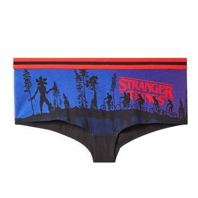 NUEVO Torrid 5 (5X) Stranger Things Ombre Logo Boyshort Bragas Panty Punk Gótico Foto 1 de 2